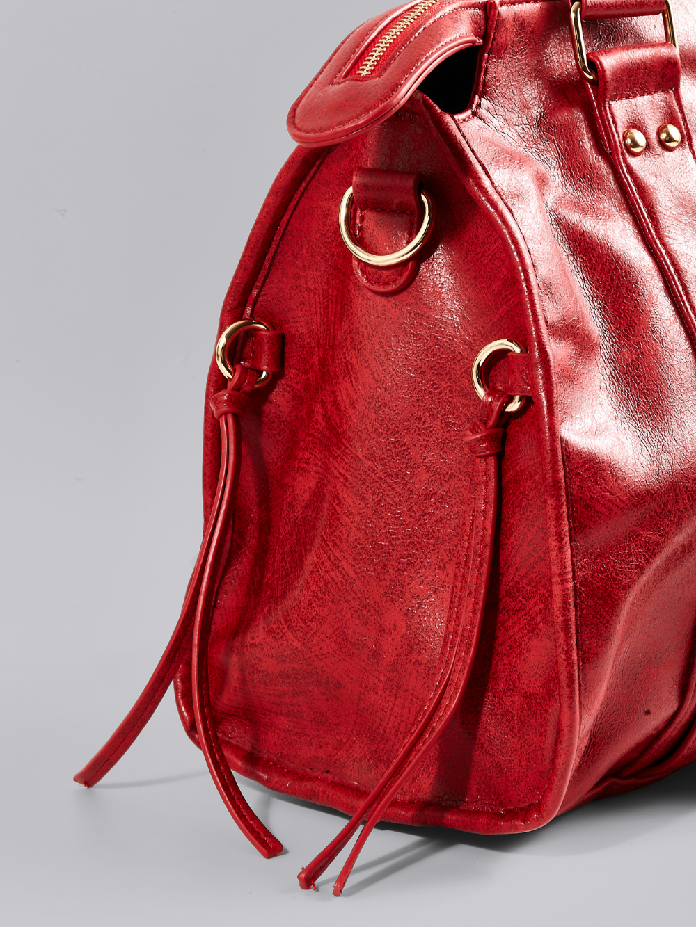 Quinn | Women's Retro Top Handle Zip Pocket Bowler Bag