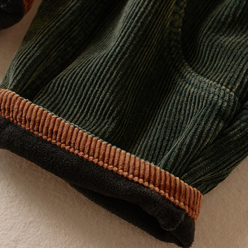 Camelia | Women's Corduroy Drawstring Elastic Waist Relaxed Harem Pants
