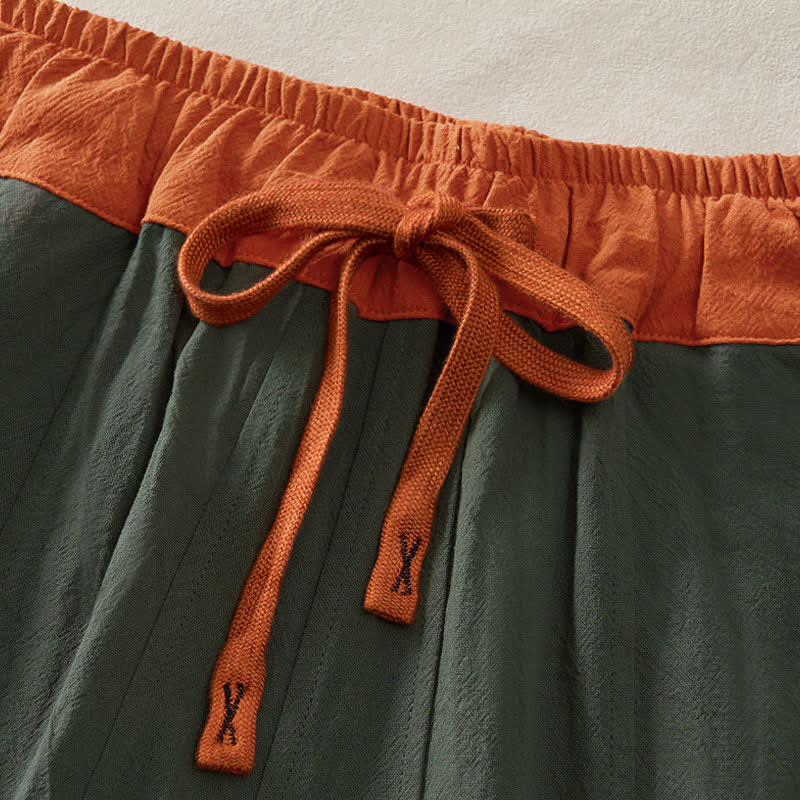 Camelia | Women's Corduroy Drawstring Elastic Waist Relaxed Harem Pants