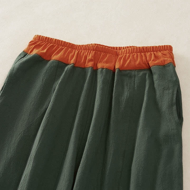 Camelia | Women's Corduroy Drawstring Elastic Waist Relaxed Harem Pants