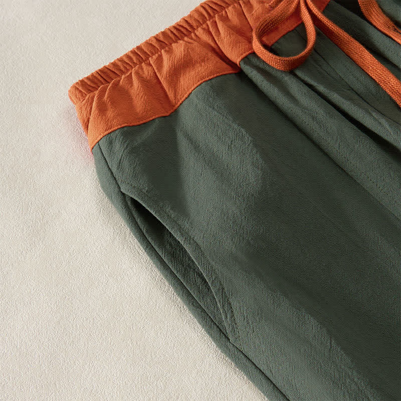 Camelia | Women's Corduroy Drawstring Elastic Waist Relaxed Harem Pants