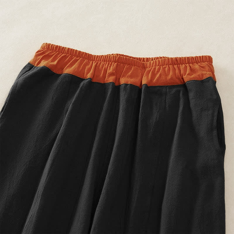 Camelia | Women's Corduroy Drawstring Elastic Waist Relaxed Harem Pants