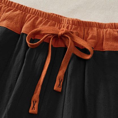 Camelia | Women's Corduroy Drawstring Elastic Waist Relaxed Harem Pants