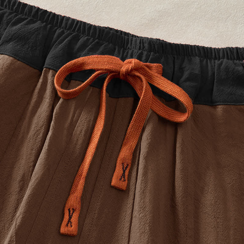 Camelia | Women's Corduroy Drawstring Elastic Waist Relaxed Harem Pants