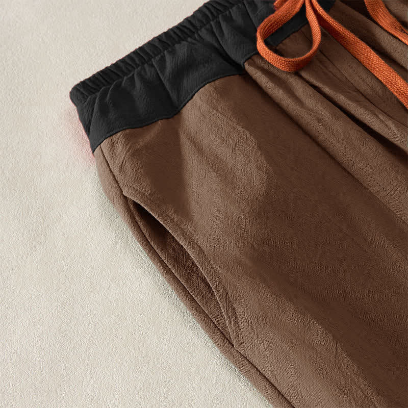 Camelia | Women's Corduroy Drawstring Elastic Waist Relaxed Harem Pants