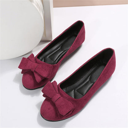 Kaia | Women's Business Casual Bow Round Toe Ballet Flat