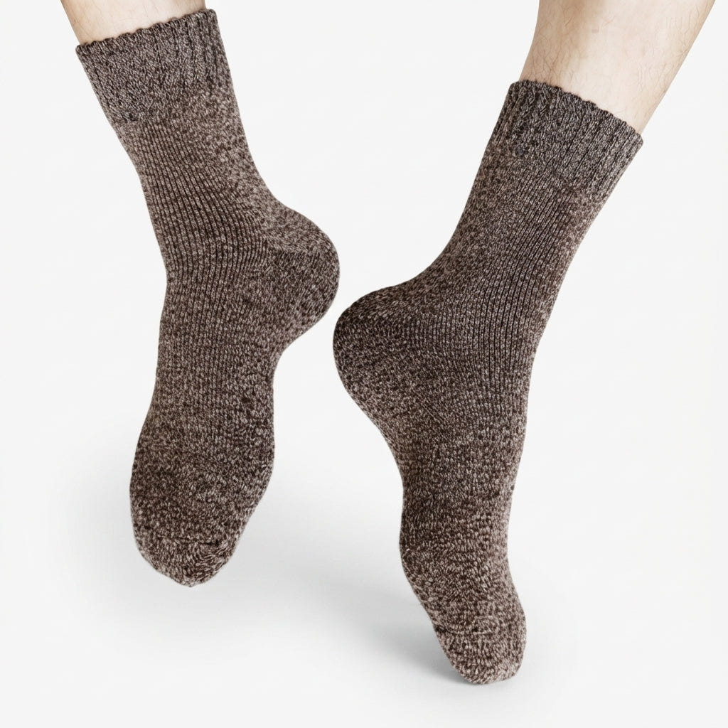 Blythe | Women's Cozy Fleece-Lined Thick Knit Winter Crew Sock