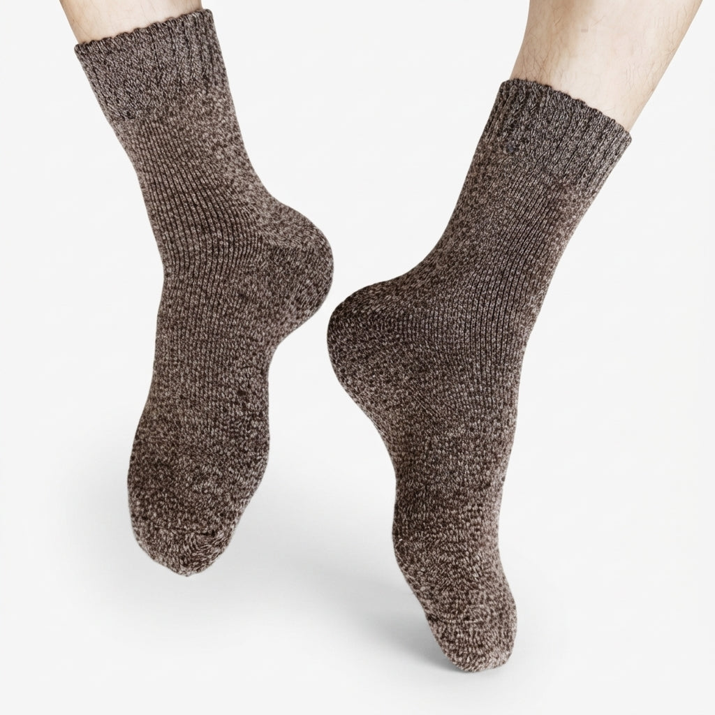 Blythe | Women's Cozy Fleece-Lined Thick Knit Winter Crew Sock