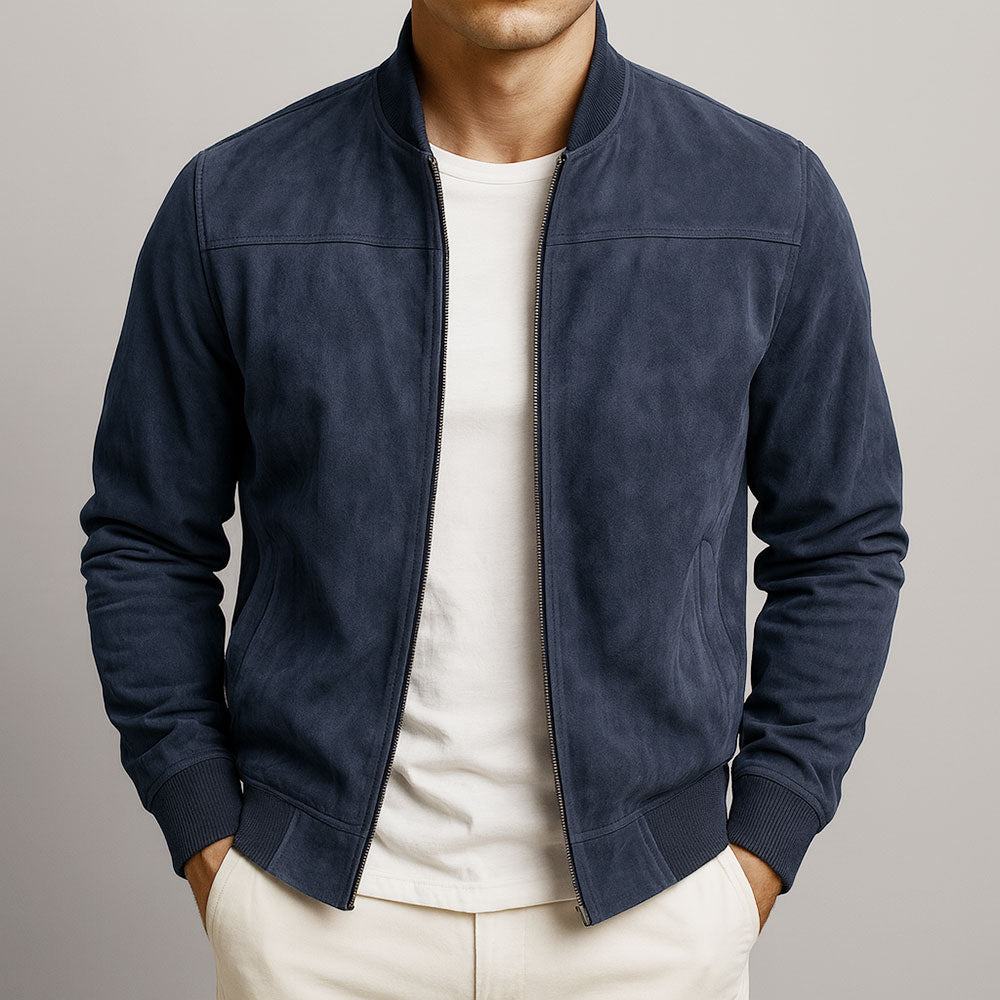 Bennett | Men's Casual Zip-Up Bomber Jacket