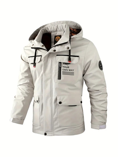 Nolan | Men's Hooded Multi-Pocket Winter Jacket