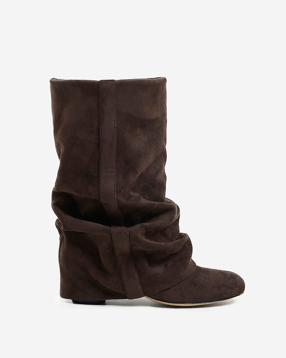 Rosalind | Women's Slouchy Round Toe Knee High Boot