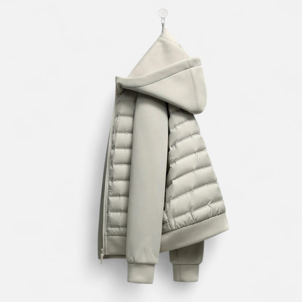 Caleb | Men's Quilted Hooded Puffer Hybrid Winter Jacket
