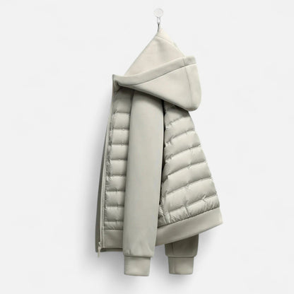 Caleb | Men's Quilted Hooded Puffer Hybrid Winter Jacket
