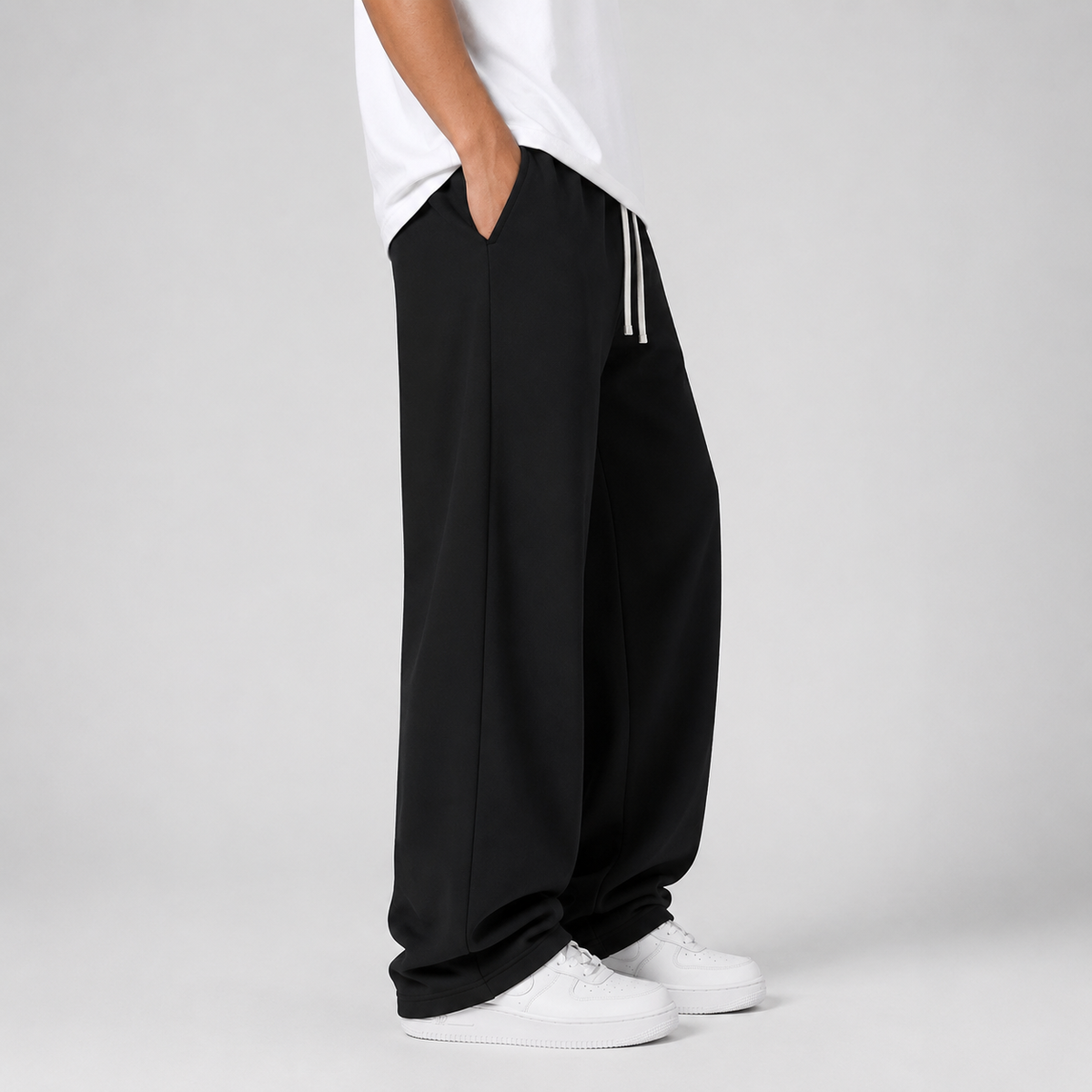 Montarello | Men's Casual Drawstring Wide Leg Trousers
