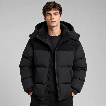 Cedric | Men's Oversized Winter Hooded Puffer Jacket
