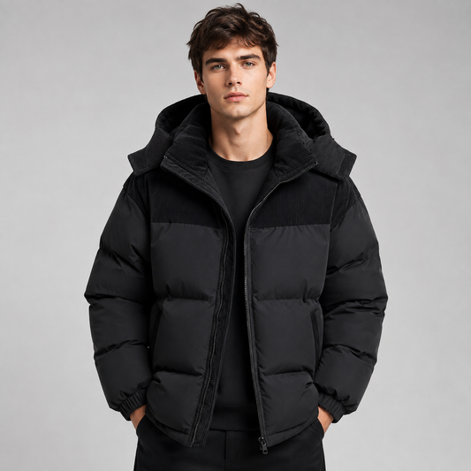 Cedric | Men's Oversized Winter Hooded Puffer Jacket