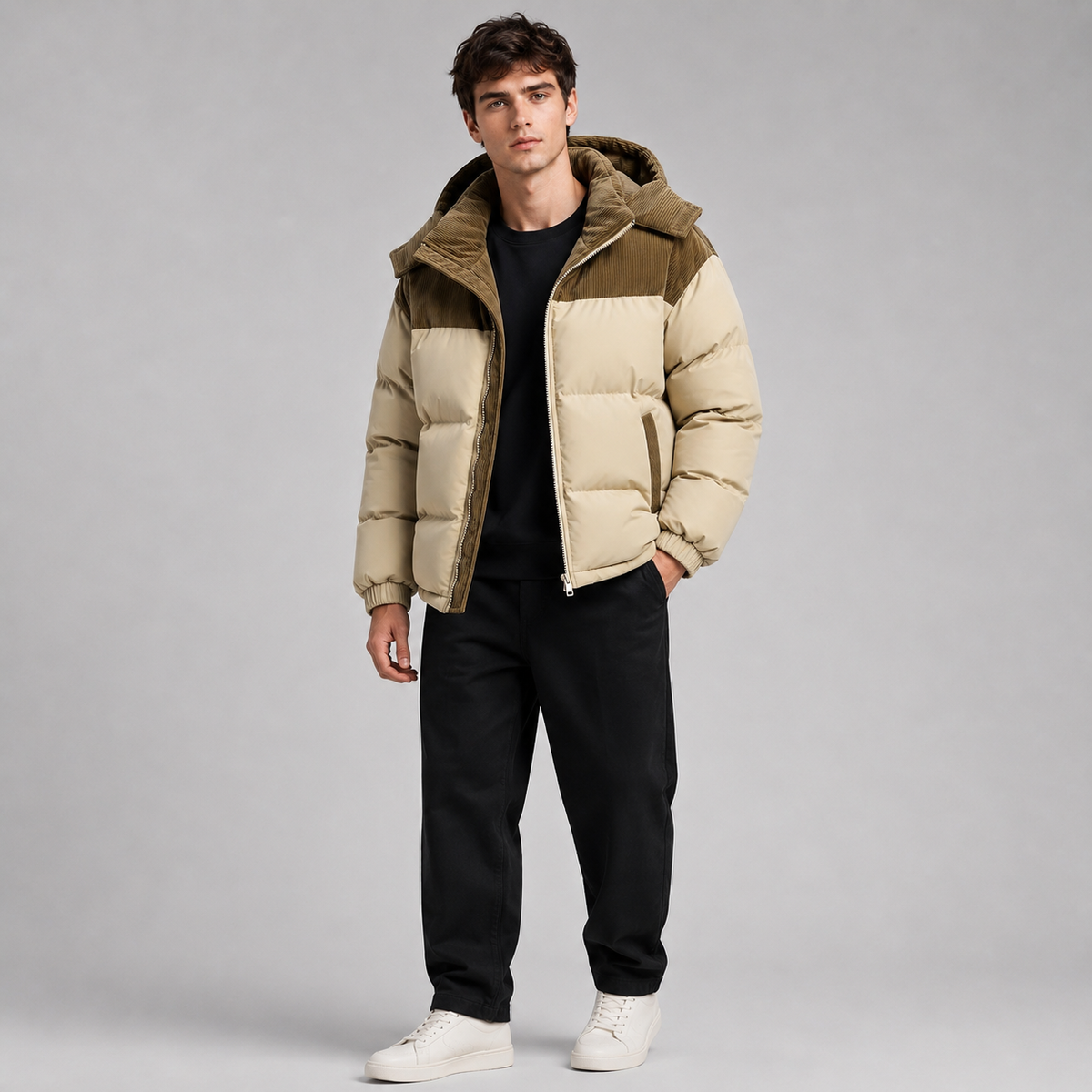 Cedric | Men's Oversized Winter Hooded Puffer Jacket