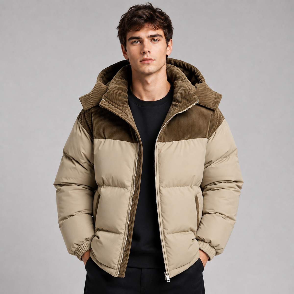 Cedric | Men's Oversized Winter Hooded Puffer Jacket