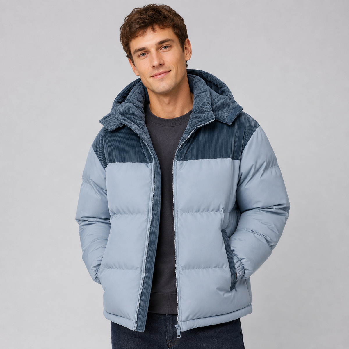 Cedric | Men's Oversized Winter Hooded Puffer Jacket