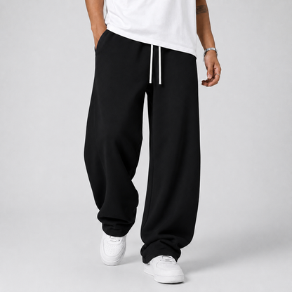 Montarello | Men's Casual Drawstring Wide Leg Trousers