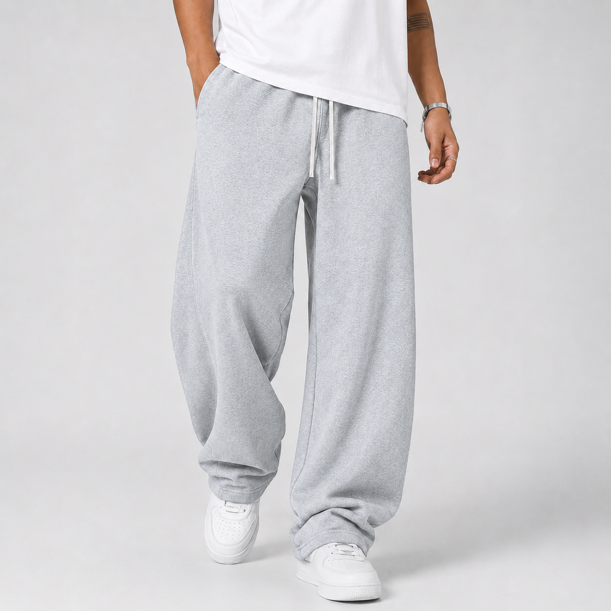 Montarello | Men's Casual Drawstring Wide Leg Trousers
