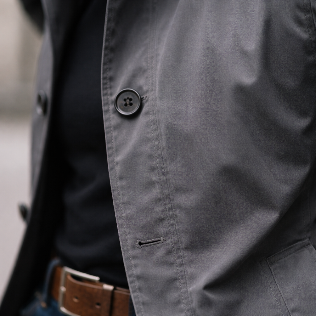 Alaric | Men's Collared Button-Front Casual Jacket