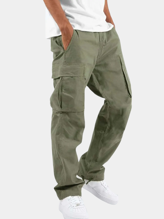 Bramwell | Men's Relaxed Fit Drawstring Cargo Trousers