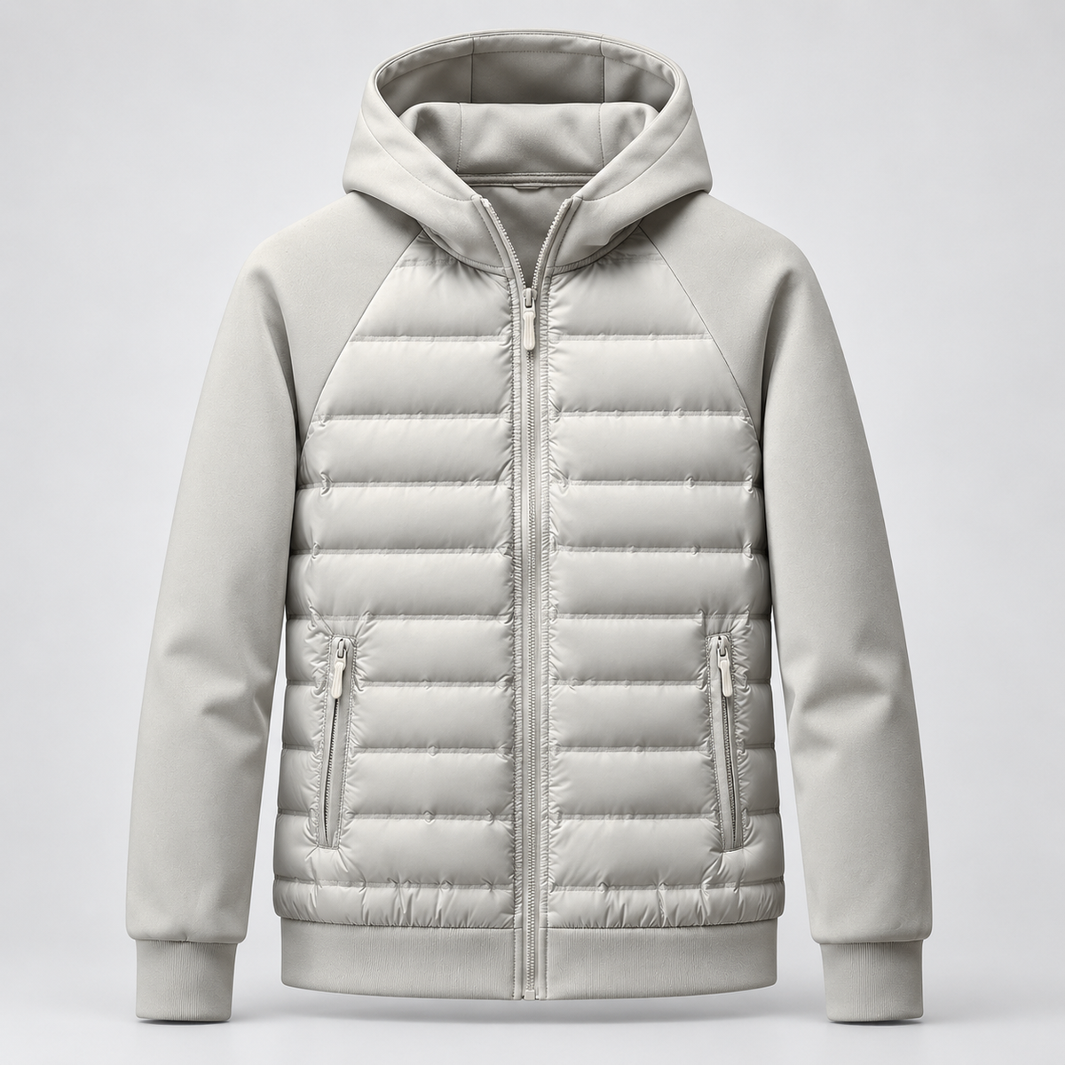 Caleb | Men's Quilted Hooded Puffer Hybrid Winter Jacket