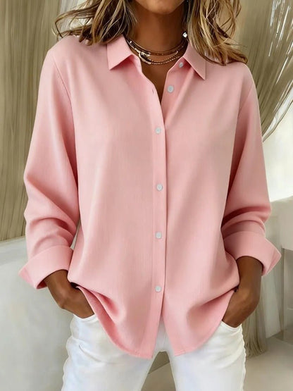 Paloma | Women's Oversized Collared Button Up Long Sleeve Shirt