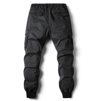 Colton | Men's Tapered Elastic Waist Cargo Trousers