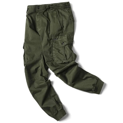 Colton | Men's Tapered Elastic Waist Cargo Trousers