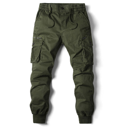Colton | Men's Tapered Elastic Waist Cargo Trousers