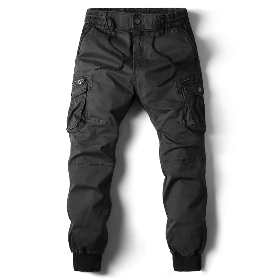 Colton | Men's Tapered Elastic Waist Cargo Trousers