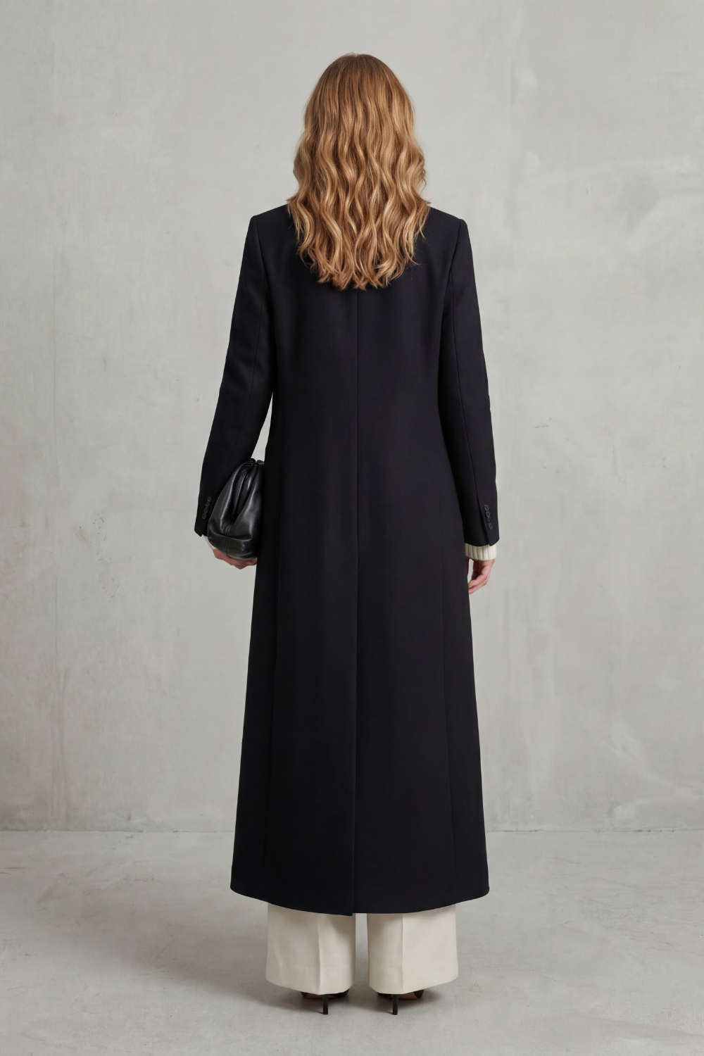 Eudora | Women's Double Breasted Tailored Maxi Long Coat