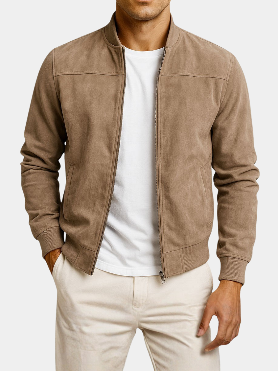 Bennett | Men's Casual Zip-Up Bomber Jacket