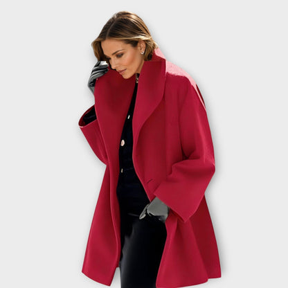 Alexa | Women's Oversized Wide Collar Long Winter Coat