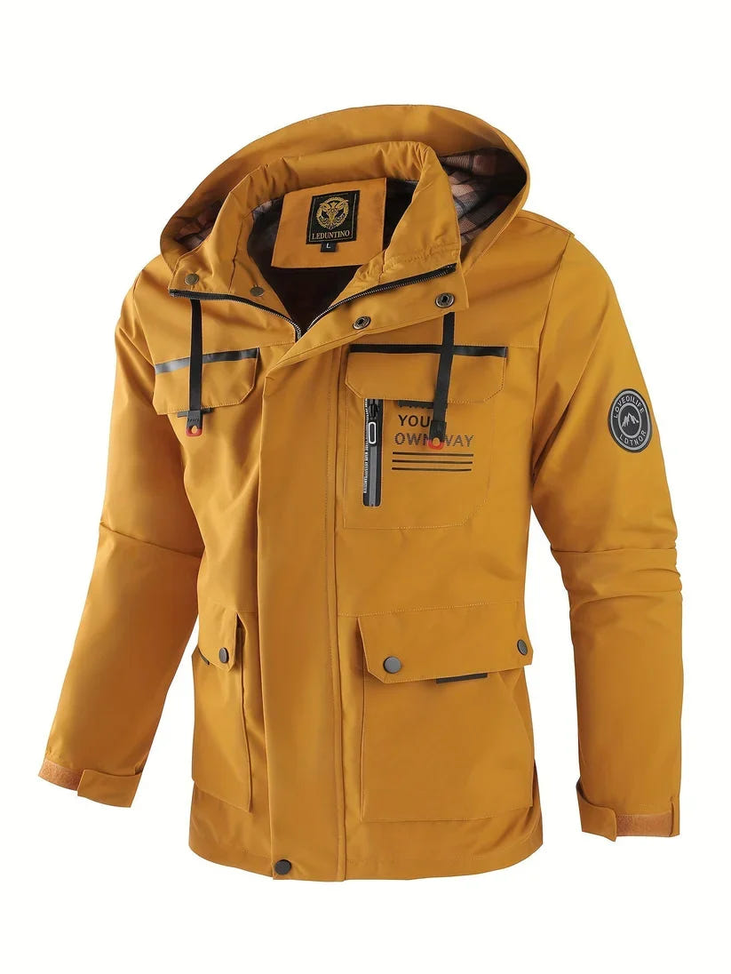 Nolan | Men's Hooded Multi-Pocket Winter Jacket