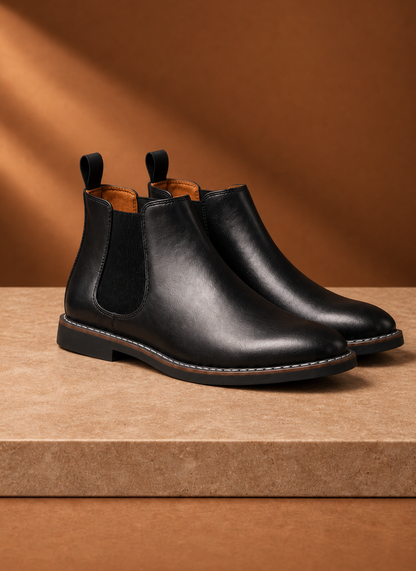 Briar | Men's Round Toe Slip-On Chelsea Ankle Boot
