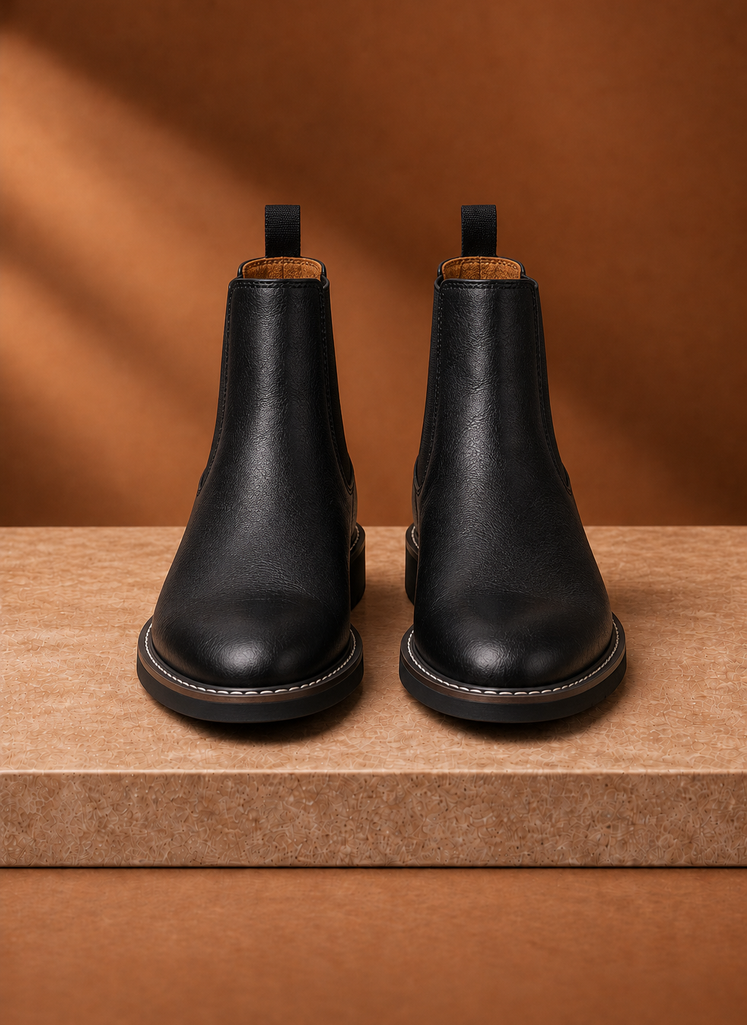 Briar | Men's Round Toe Slip-On Chelsea Ankle Boot