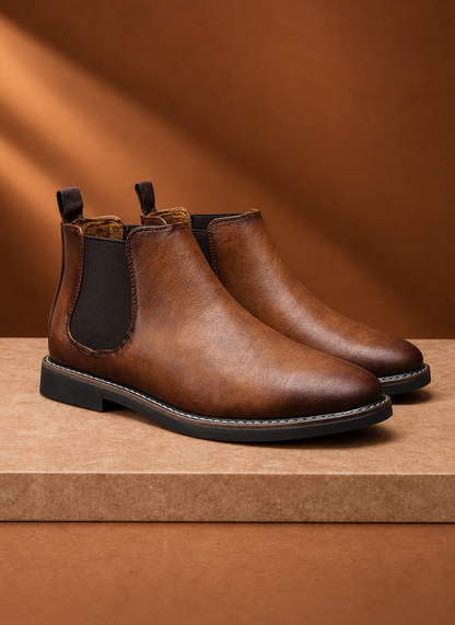 Briar | Men's Round Toe Slip-On Chelsea Ankle Boot