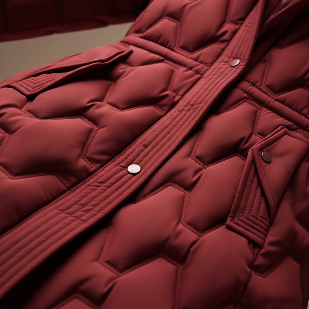 Lauren | Women's Long Quilted Hooded Winter Puffer Coat