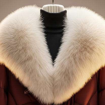 Daisy | Women's Oversized Faux Fur Collar Puffer Jacket
