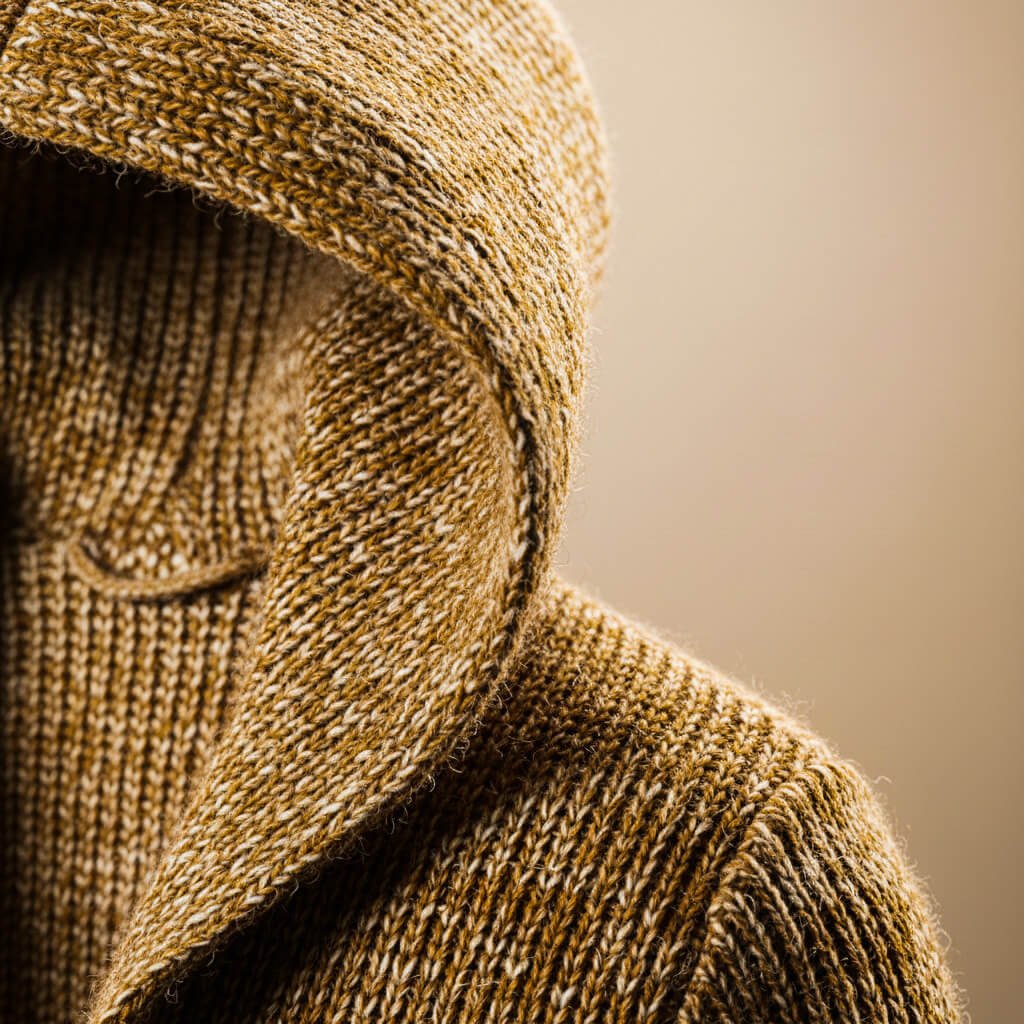 Adrian | Men's Hooded Toggle Long Chunky Knit Cardigan Sweater