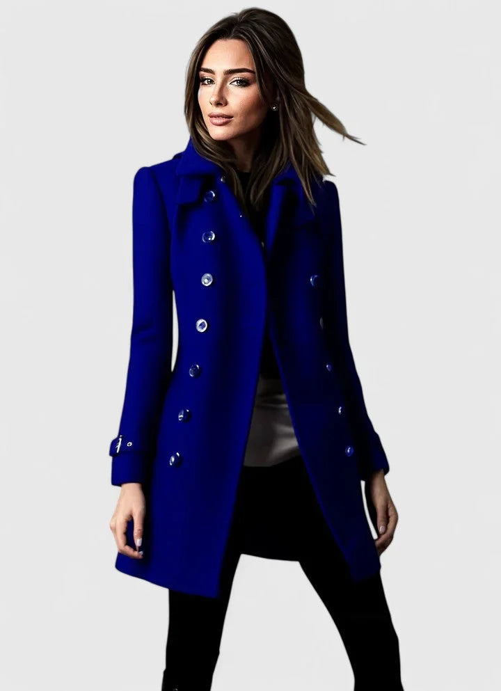 Ellen | Women's Tailored Double-Breasted Wool Winter Coat