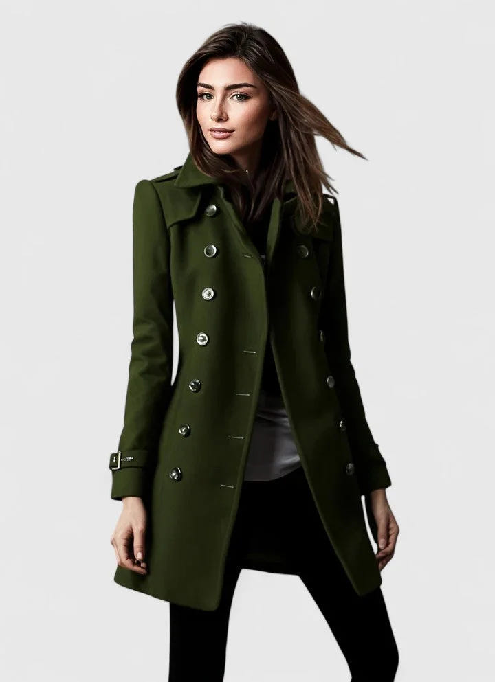 Ellen | Women's Tailored Double-Breasted Wool Winter Coat