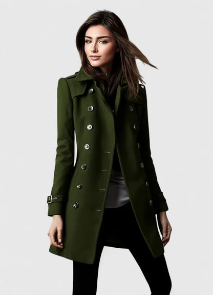 Ellen | Women's Tailored Double-Breasted Wool Winter Coat