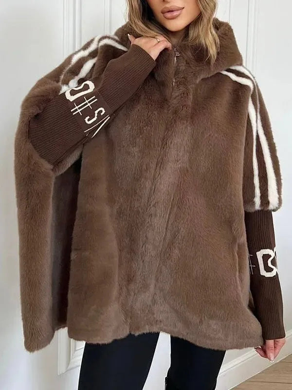 Esther | Women's Oversized Hooded Winter Faux Fur Coat