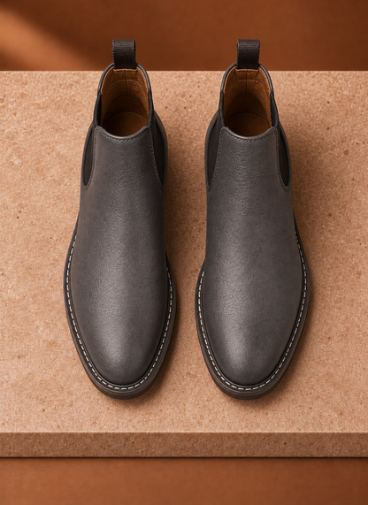 Briar | Men's Round Toe Slip-On Chelsea Ankle Boot