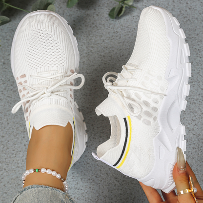 Maica | Women's Chunky Lace-Up Low-Top Trainer