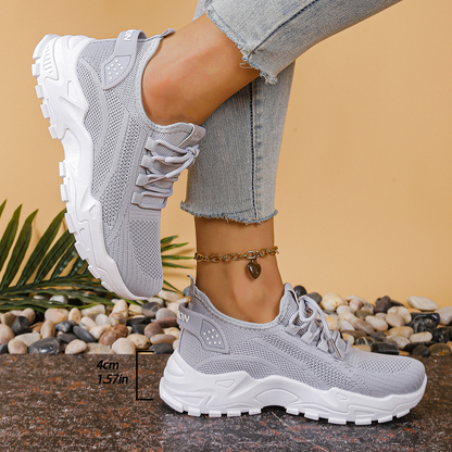 Maica | Women's Chunky Lace-Up Low-Top Trainer